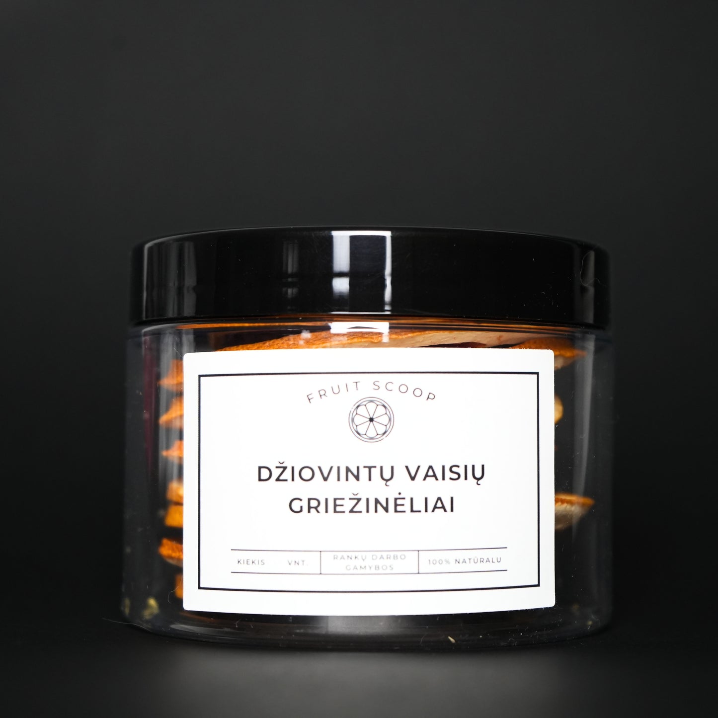 Džiovintų greipfrutų griežinėliai