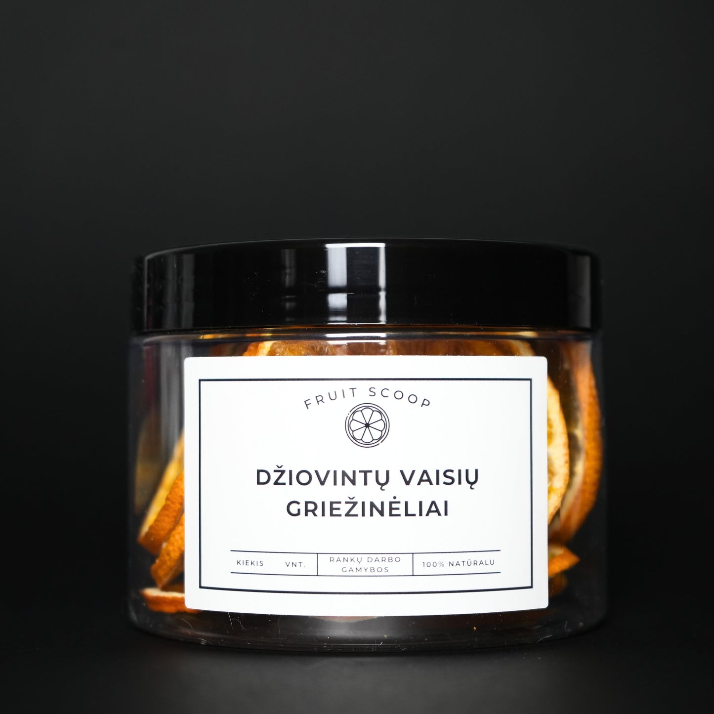 Džiovintų apelsinų griežinėliai